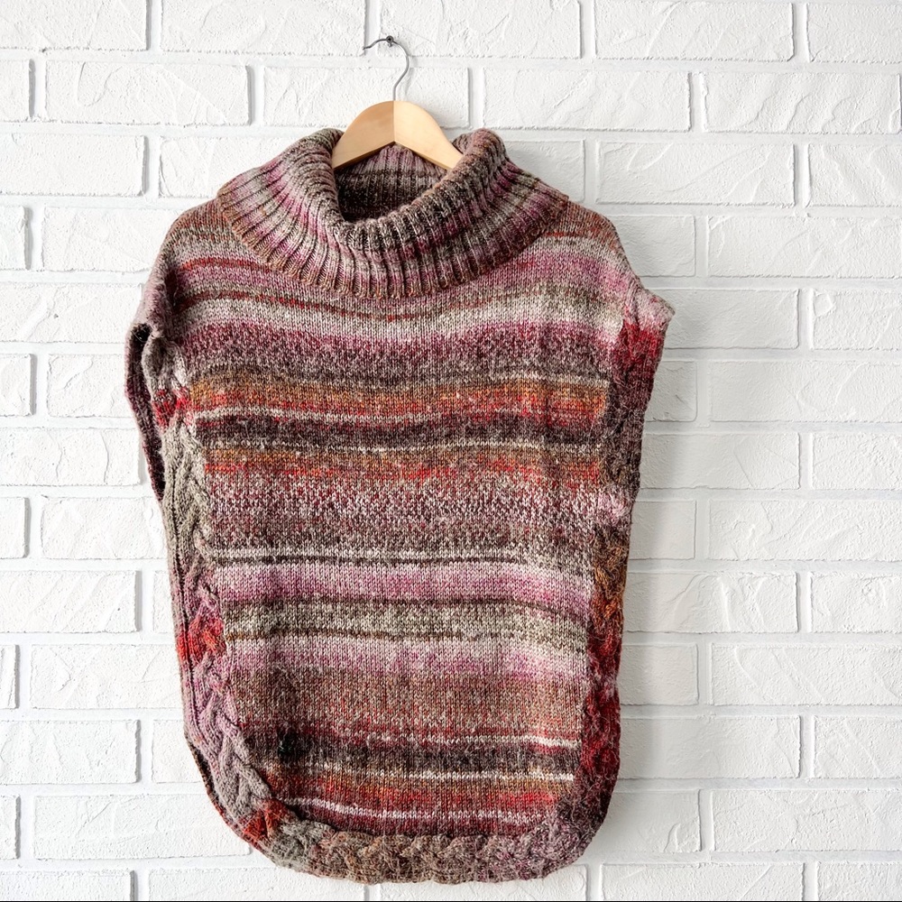Royal Robbins multicolour knit funnel neck short sleeve tunic sweater XS - Picture 3 of 14